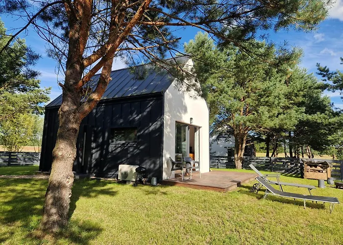 Osada Pod Gwiazdami & Spa - Premium Blisko Jeziora, Ogrodzony, Ognisko, Grill, Taras, Las, Kajaki, Plaza, Jeziora